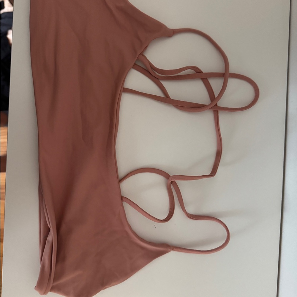 Tavik Blush Cross Strap Bikini Top